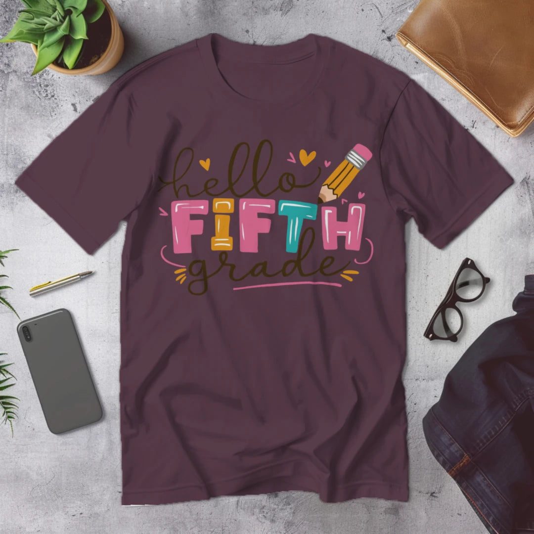 ✏️🎉 Hello FIFTH grade 💖📚