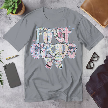 🌸 First Grade – Pastel Pattern Power 🎀✨