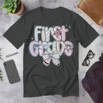 🌸 First Grade – Pastel Pattern Power 🎀✨