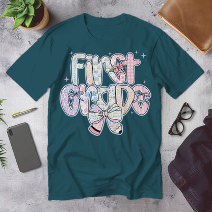 🌸 First Grade – Pastel Pattern Power 🎀✨