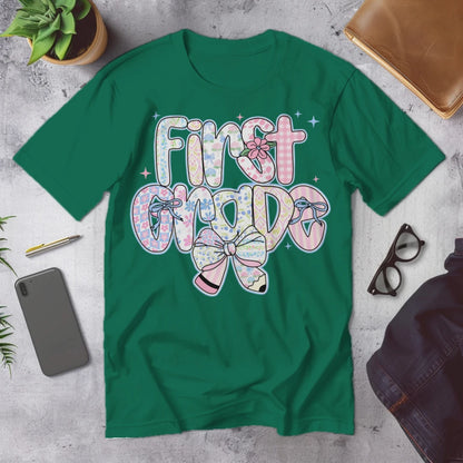 🌸 First Grade – Pastel Pattern Power 🎀✨