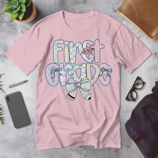 🌸 First Grade – Pastel Pattern Power 🎀✨