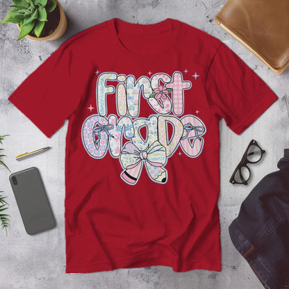 🌸 First Grade – Pastel Pattern Power 🎀✨