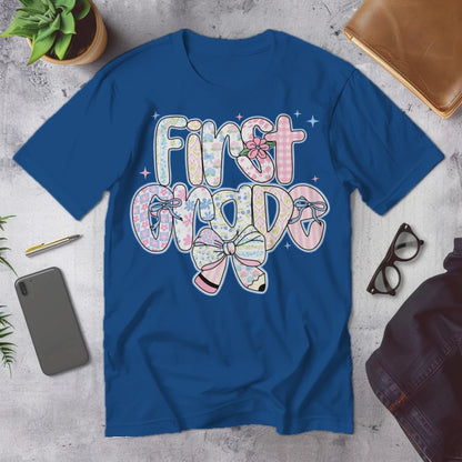 🌸 First Grade – Pastel Pattern Power 🎀✨