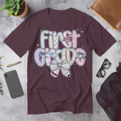🌸 First Grade – Pastel Pattern Power 🎀✨