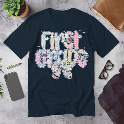 🌸 First Grade – Pastel Pattern Power 🎀✨