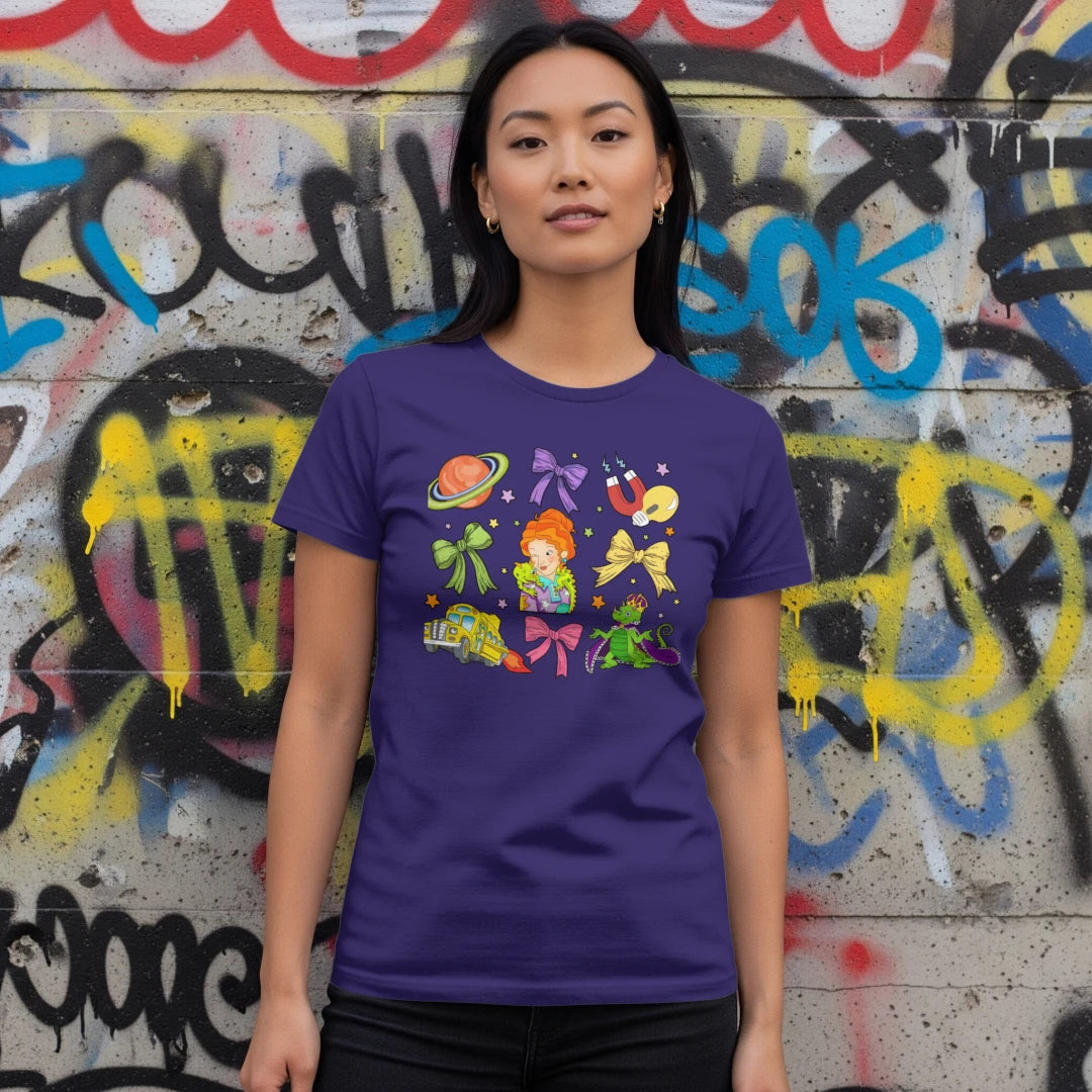 🚌 Magic Classroom Grid Tee 🎨✨