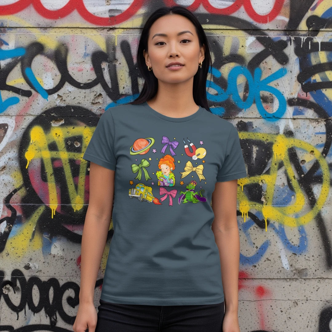 🚌 Magic Classroom Grid Tee 🎨✨