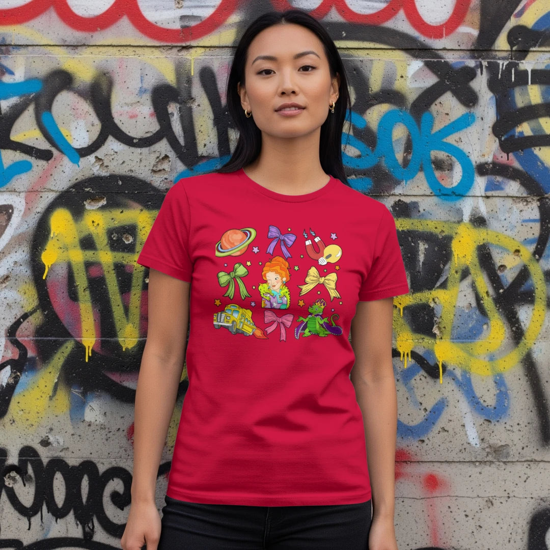 🚌 Magic Classroom Grid Tee 🎨✨