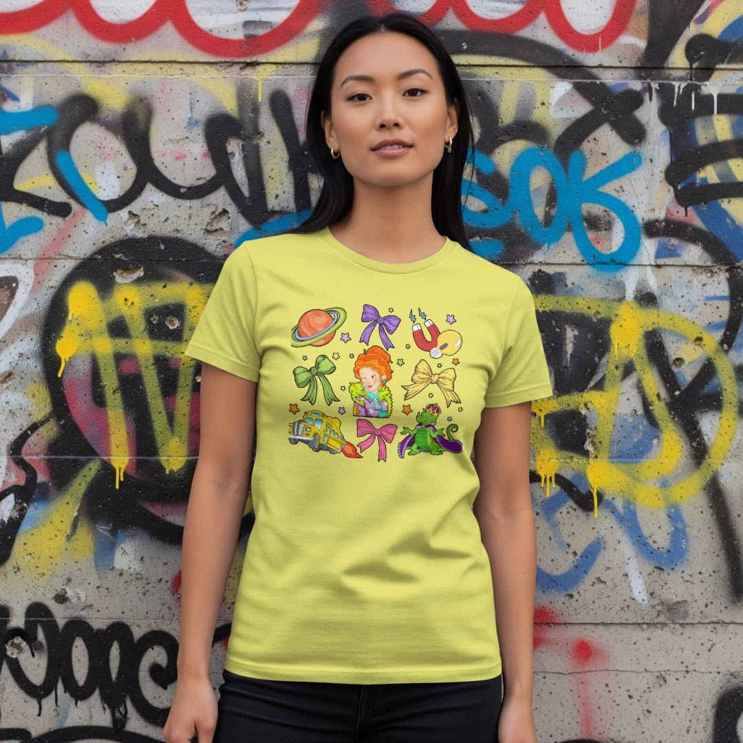 🚌 Magic Classroom Grid Tee 🎨✨