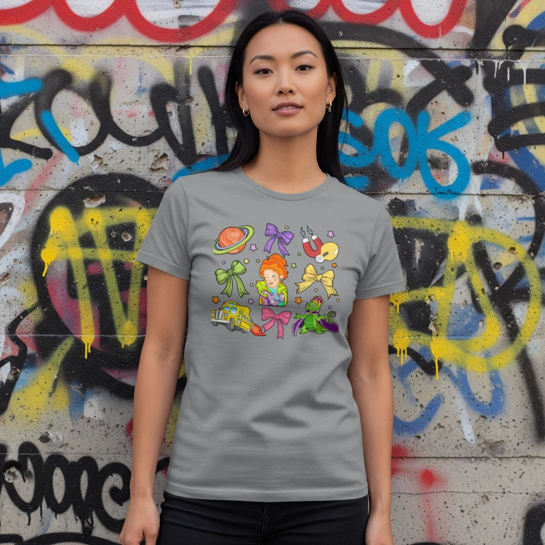 🚌 Magic Classroom Grid Tee 🎨✨