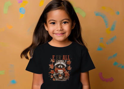 🦝☕ F-ER ALL Raccoon Tee ☕🍂