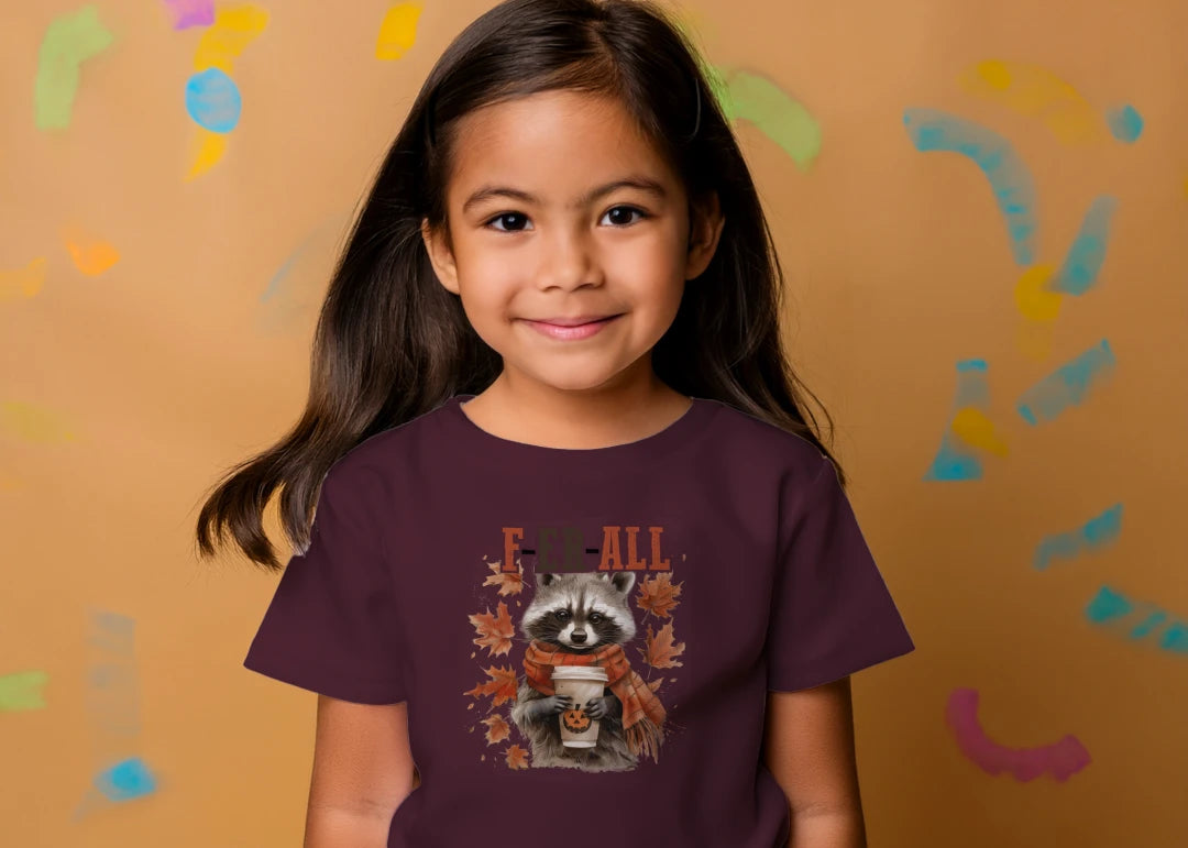🦝☕ F-ER ALL Raccoon Tee ☕🍂