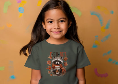 🦝☕ F-ER ALL Raccoon Tee ☕🍂