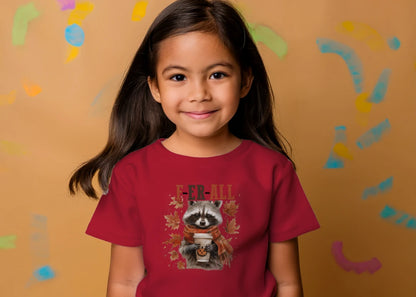 🦝☕ F-ER ALL Raccoon Tee ☕🍂