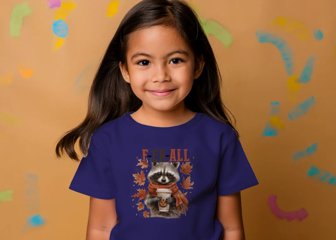 🦝☕ F-ER ALL Raccoon Tee ☕🍂
