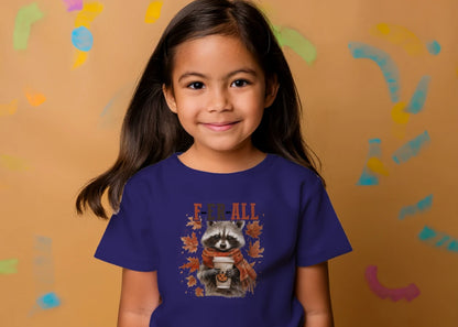 🦝☕ F-ER ALL Raccoon Tee ☕🍂