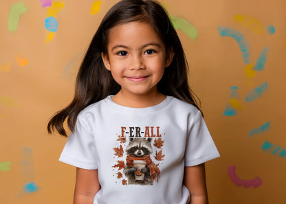 🦝☕ F-ER ALL Raccoon Tee ☕🍂