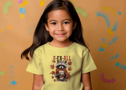 🦝☕ F-ER ALL Raccoon Tee ☕🍂