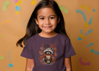 🦝☕ F-ER ALL Raccoon Tee ☕🍂