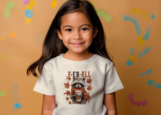 🦝☕ F-ER ALL Raccoon Tee ☕🍂
