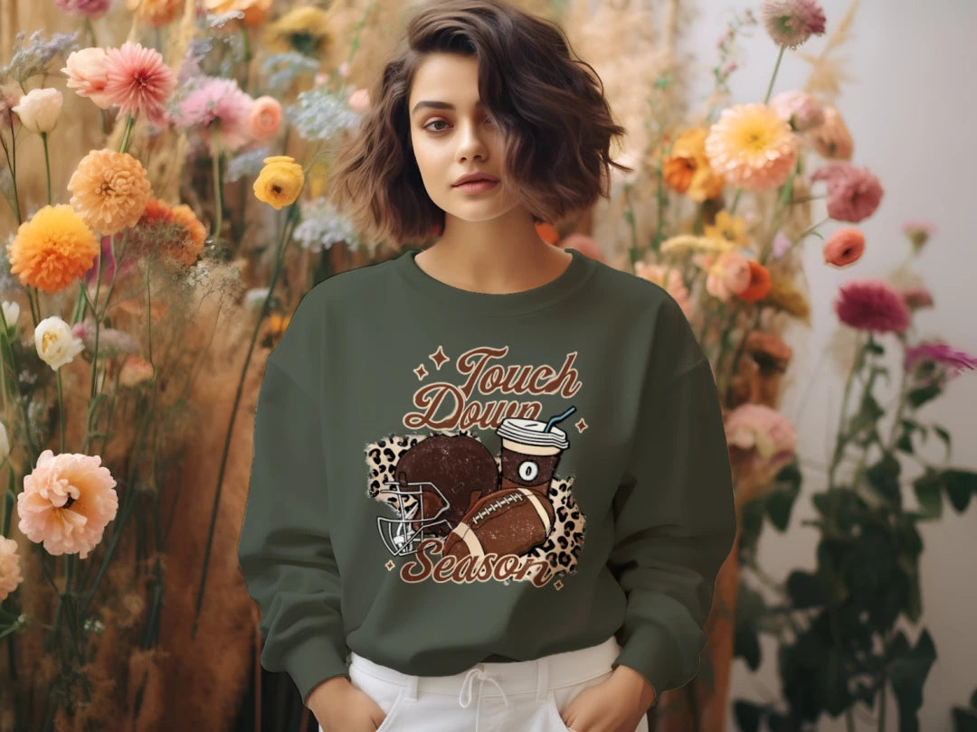 🏈 Touch Down Season Sweatshirt 🏈