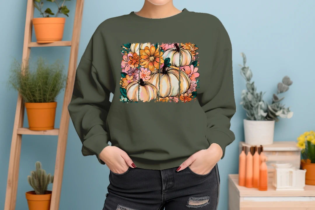 🎃🍂 Pumpkin Bloom Sweater 🍂🎃