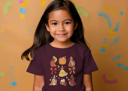 👑🎃 Autumn Princess Pumpkin Tee 🎃👑