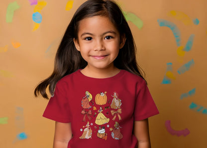 👑🎃 Autumn Princess Pumpkin Tee 🎃👑