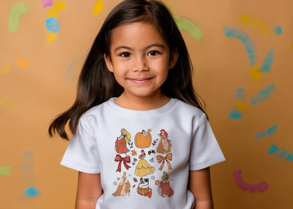 👑🎃 Autumn Princess Pumpkin Tee 🎃👑