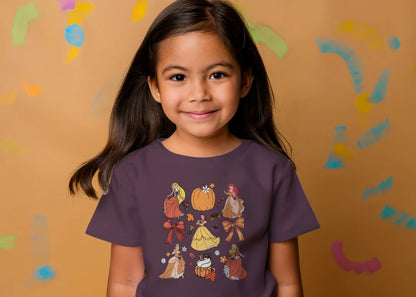 👑🎃 Autumn Princess Pumpkin Tee 🎃👑