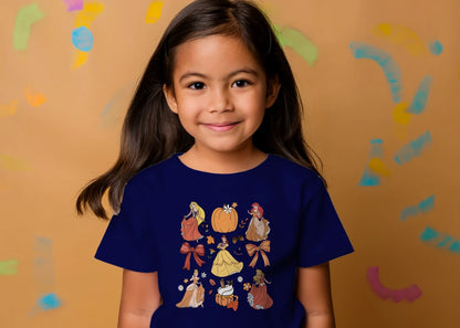 👑🎃 Autumn Princess Pumpkin Tee 🎃👑