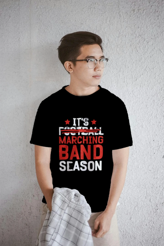 🥁🏈 Football + Marching Band Season Tee 🎶✨