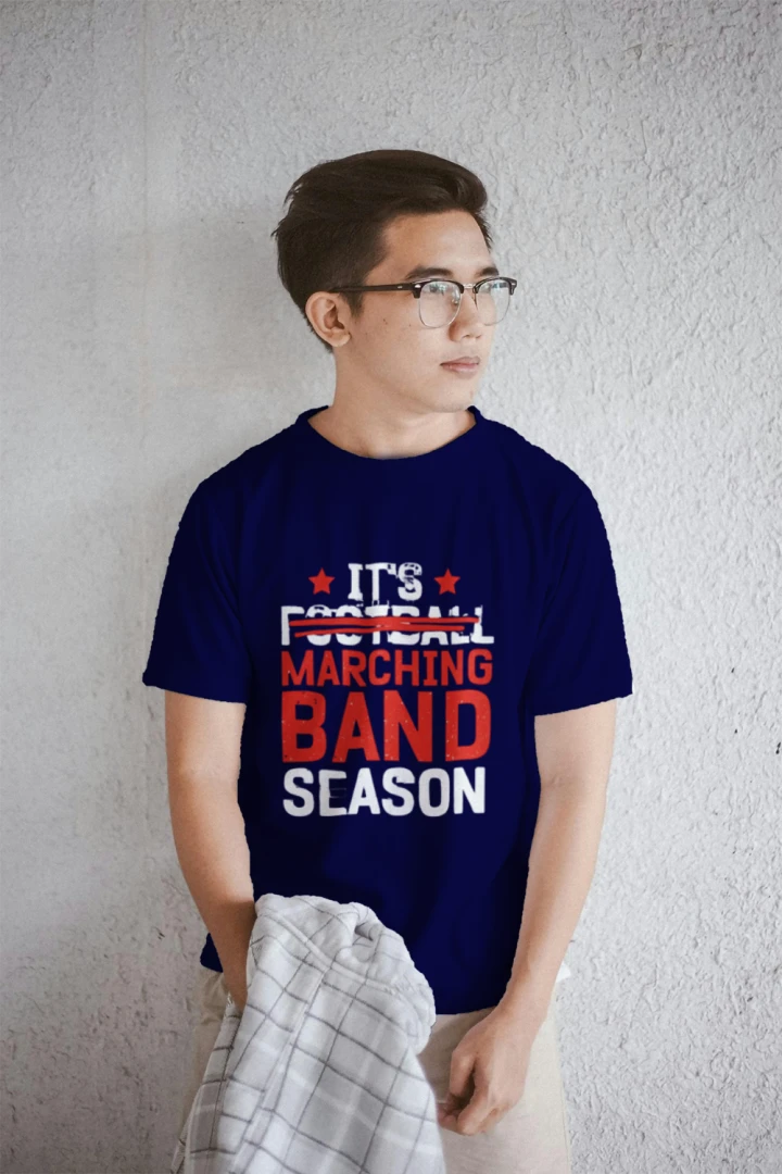 🥁🏈 Football + Marching Band Season Tee 🎶✨