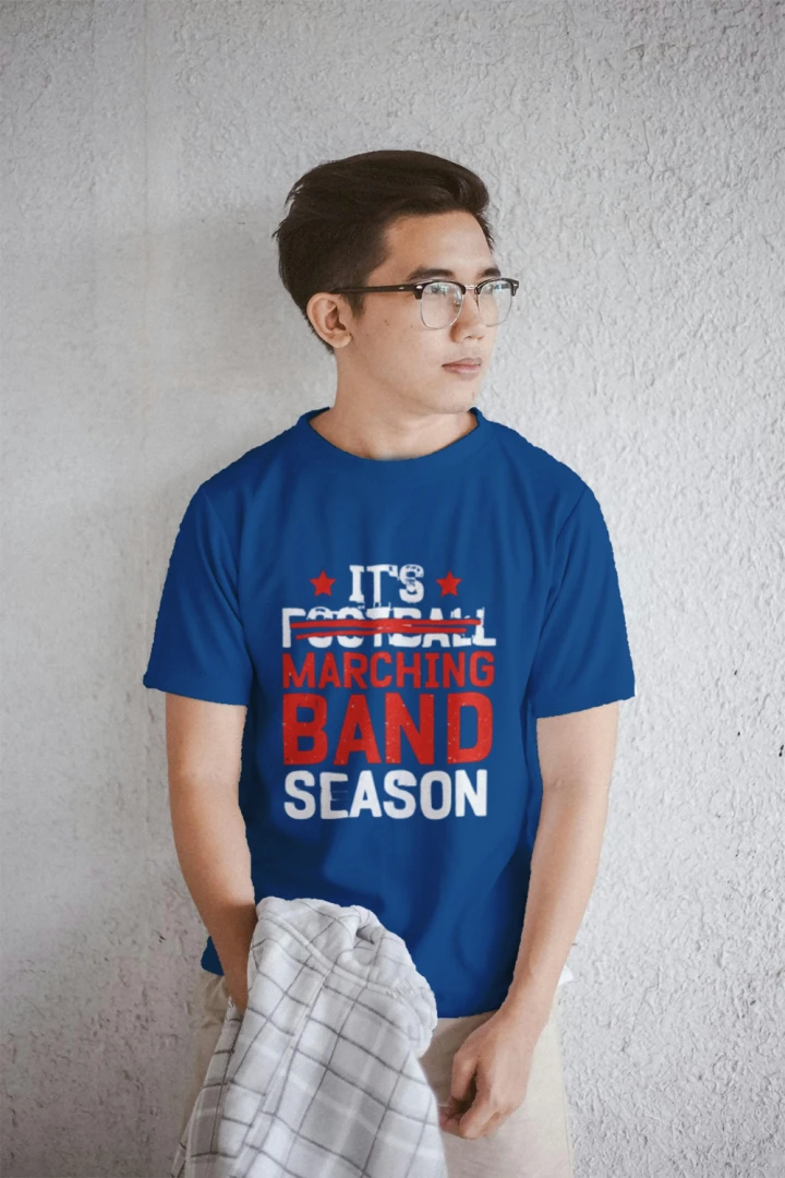 🥁🏈 Football + Marching Band Season Tee 🎶✨