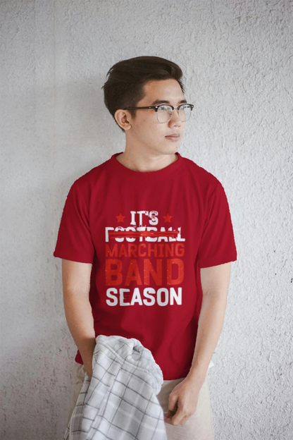 🥁🏈 Football + Marching Band Season Tee 🎶✨