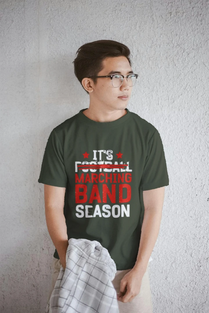 🥁🏈 Football + Marching Band Season Tee 🎶✨