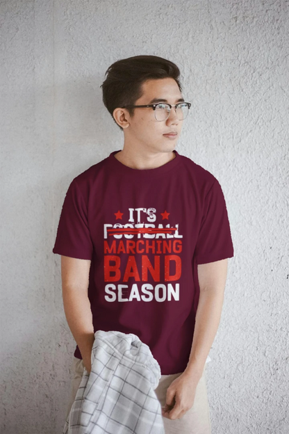 🥁🏈 Football + Marching Band Season Tee 🎶✨