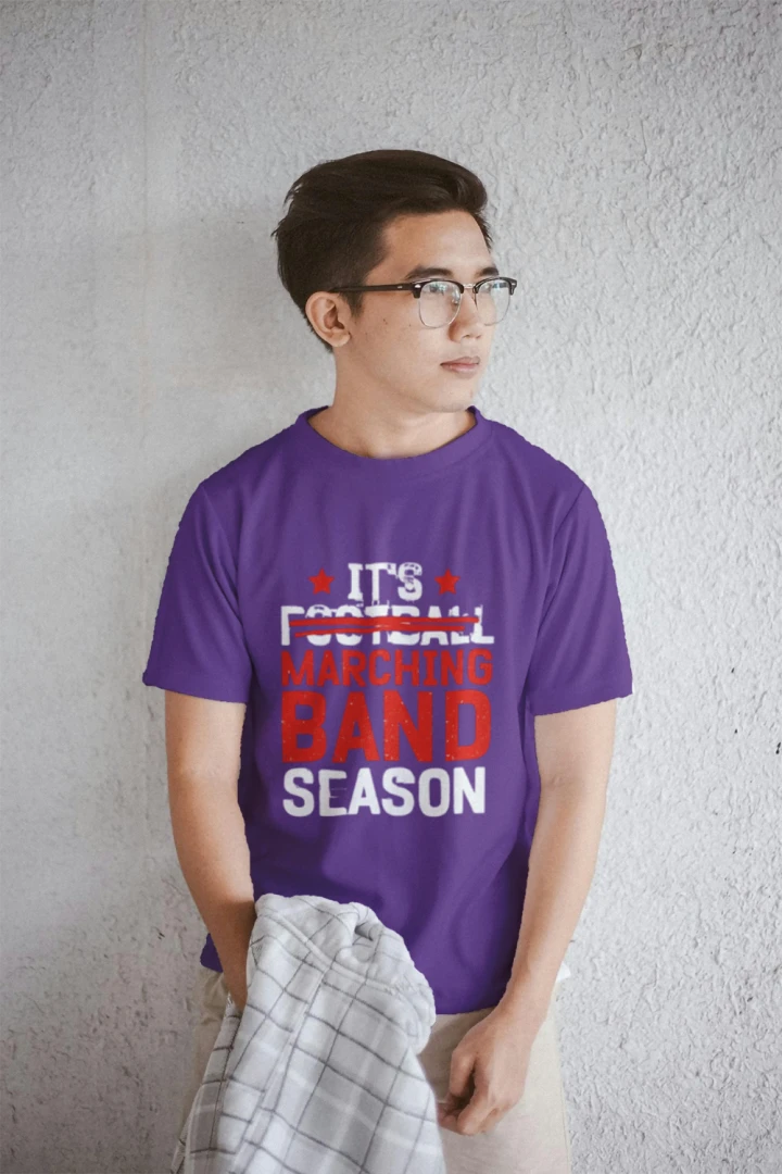 🥁🏈 Football + Marching Band Season Tee 🎶✨