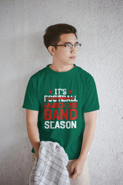 🥁🏈 Football + Marching Band Season Tee 🎶✨