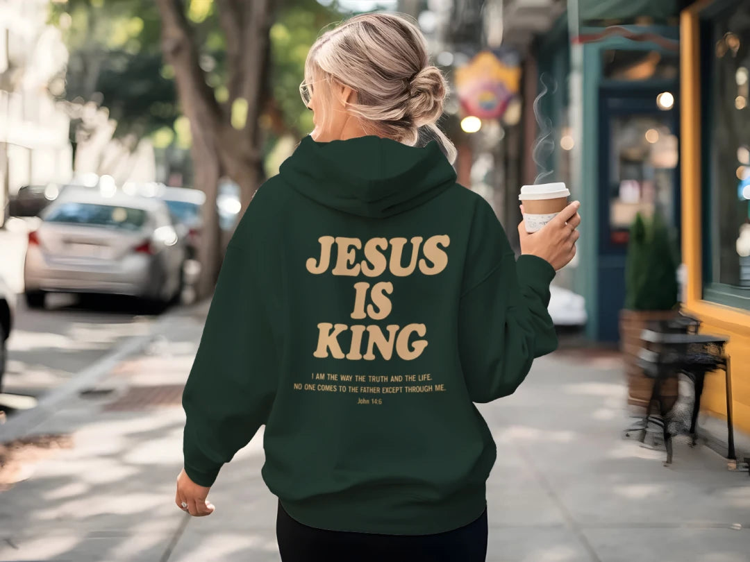 ✝️👑 Jesus Is King Hoodie ✝️👑
