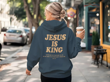 ✝️👑 Jesus Is King Hoodie ✝️👑