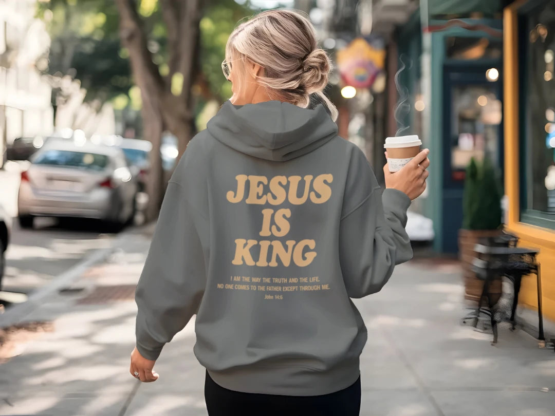 ✝️👑 Jesus Is King Hoodie ✝️👑