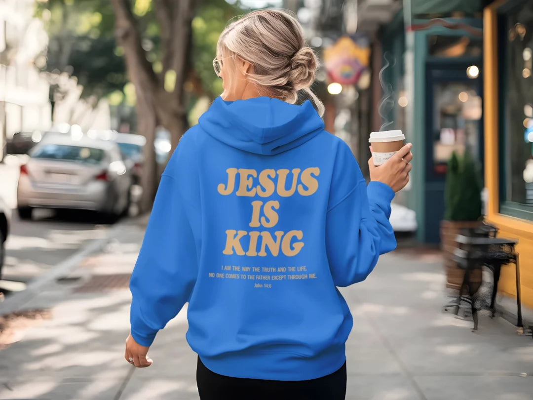 ✝️👑 Jesus Is King Hoodie ✝️👑