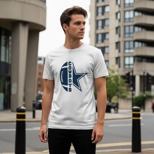🤍💙 Dallas Cowboys Logo Tee 💙🤍