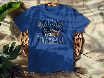 🏈💙🤍Bow Dallas Football Tee 🏈💙🤍