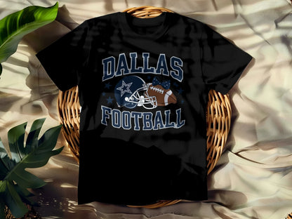 🏈💙🤍Bow Dallas Football Tee 🏈💙🤍