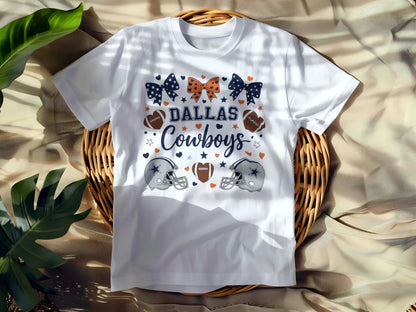 🎀🏈Dallas Cowboys Bow Tee 🏈🎀