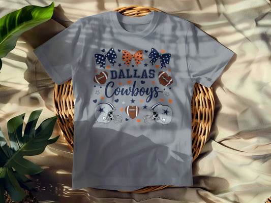 🎀🏈Dallas Cowboys Bow Tee 🏈🎀