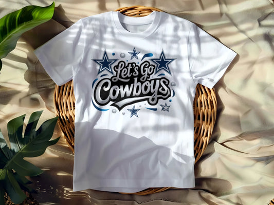 🏈💙🤍 Let’s Go Cowboys Tee 🏈💙🤍
